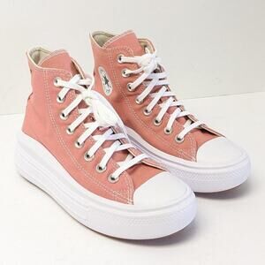 Converse Chuck Taylor All Star Move Hi Sneakers, Rose, Women's 6